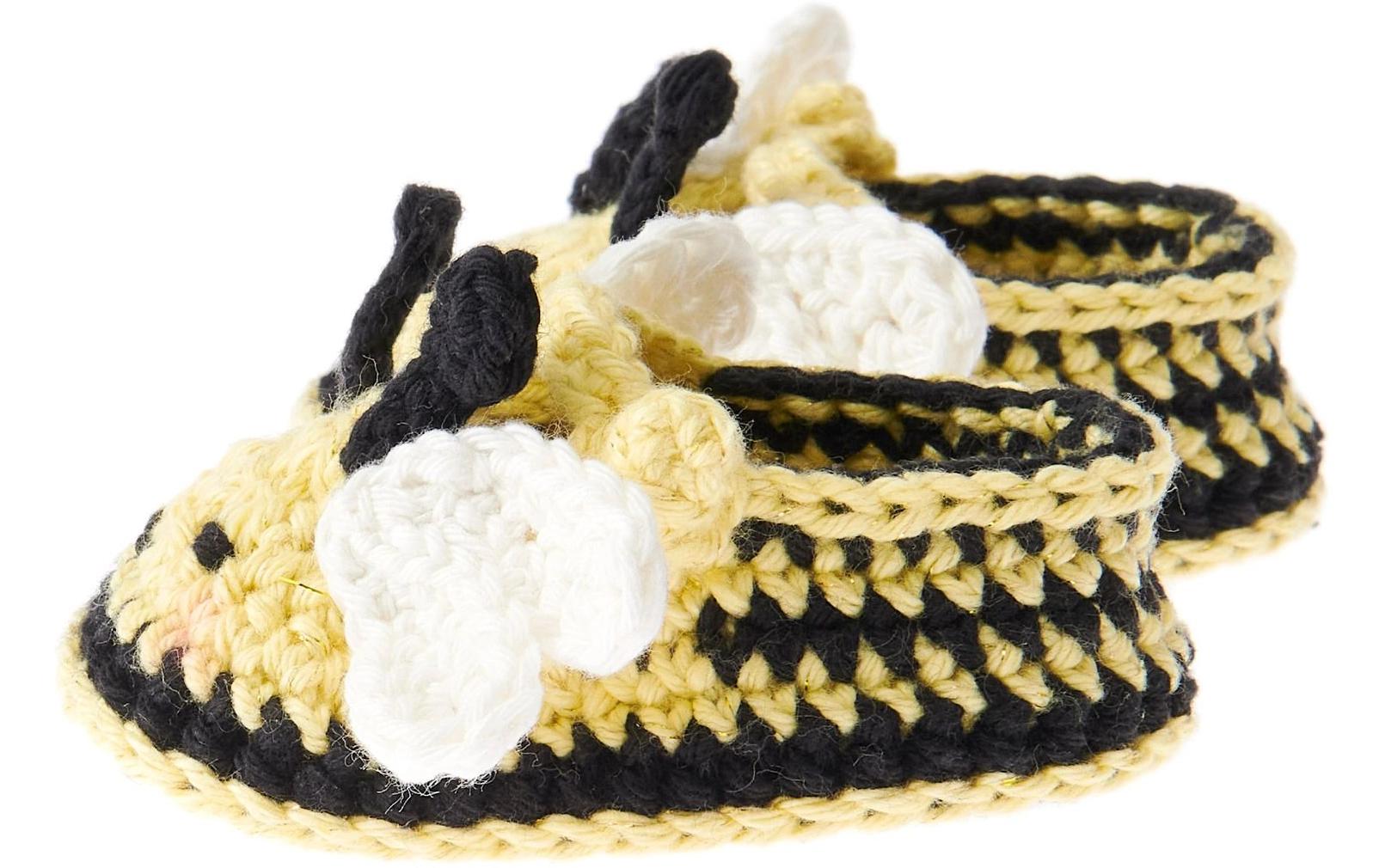 Rico Design Häkelset Ricorumi Babyschuhe, Biene