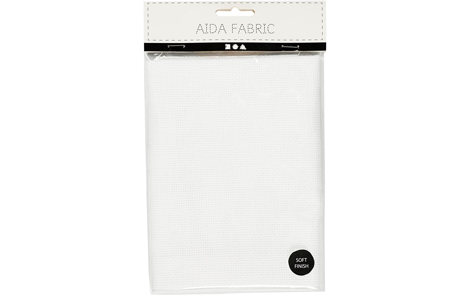 Creativ Company Aida-Stoff 50 x 50 cm, Weiss