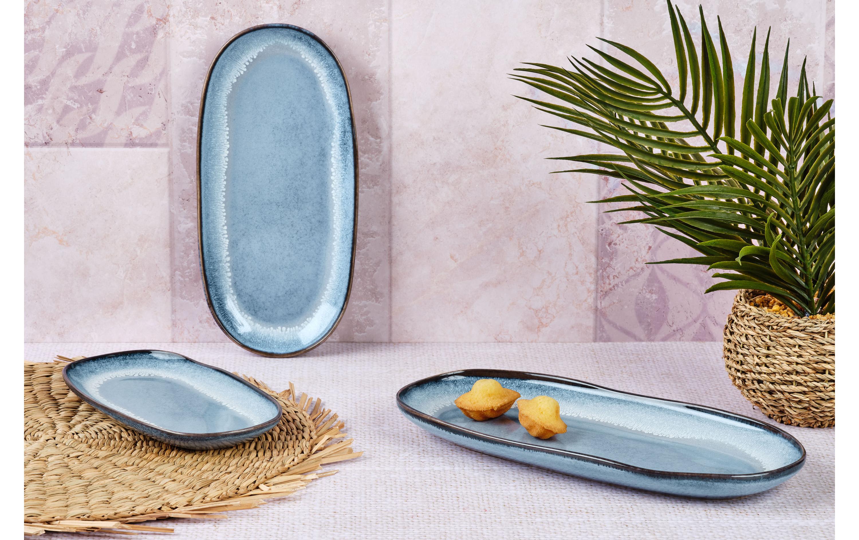 Björn Servierplatte Genesis, 3 Stück, Meer