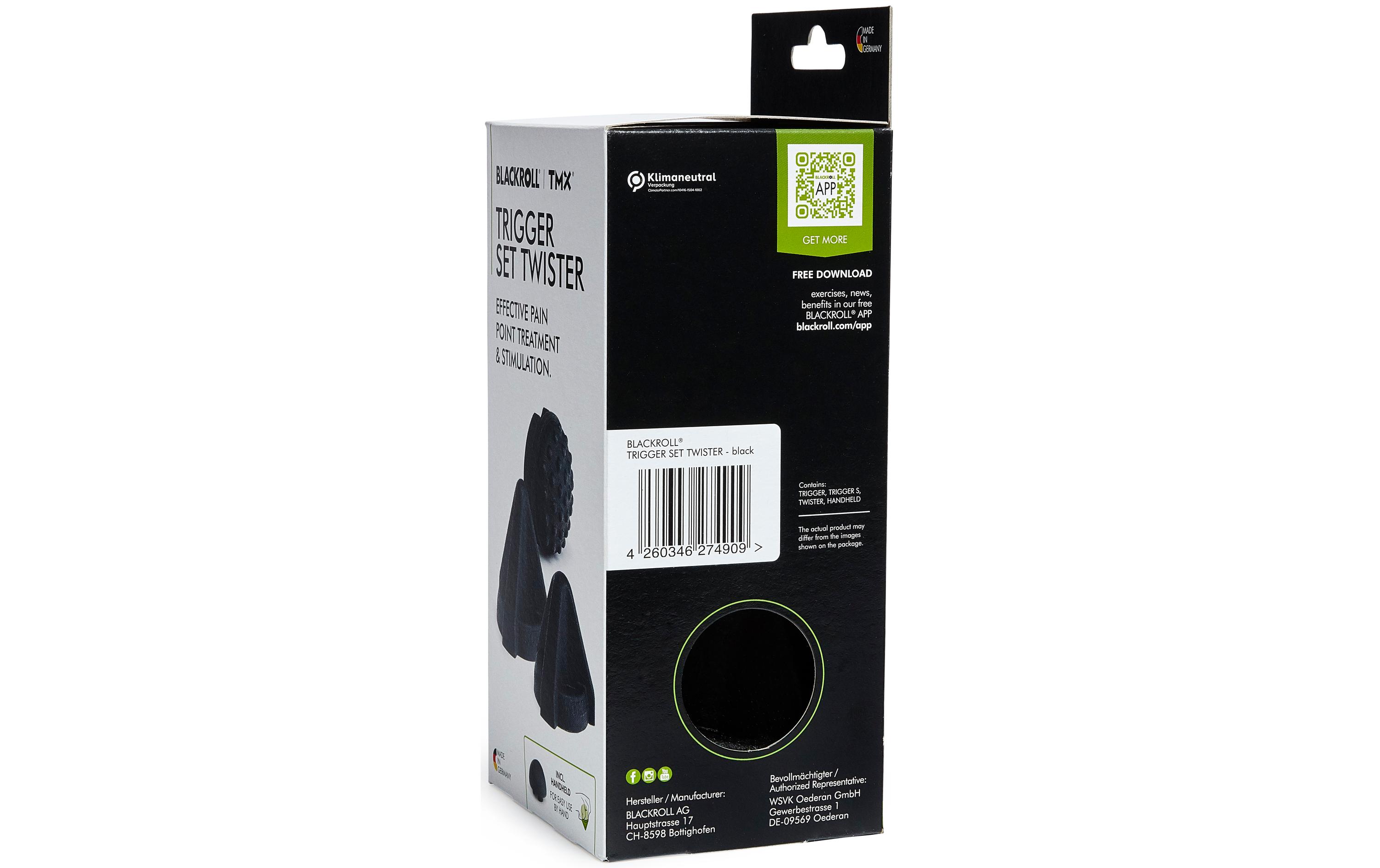 BLACKROLL Faszientraining Trigger Box Twister Schwarz