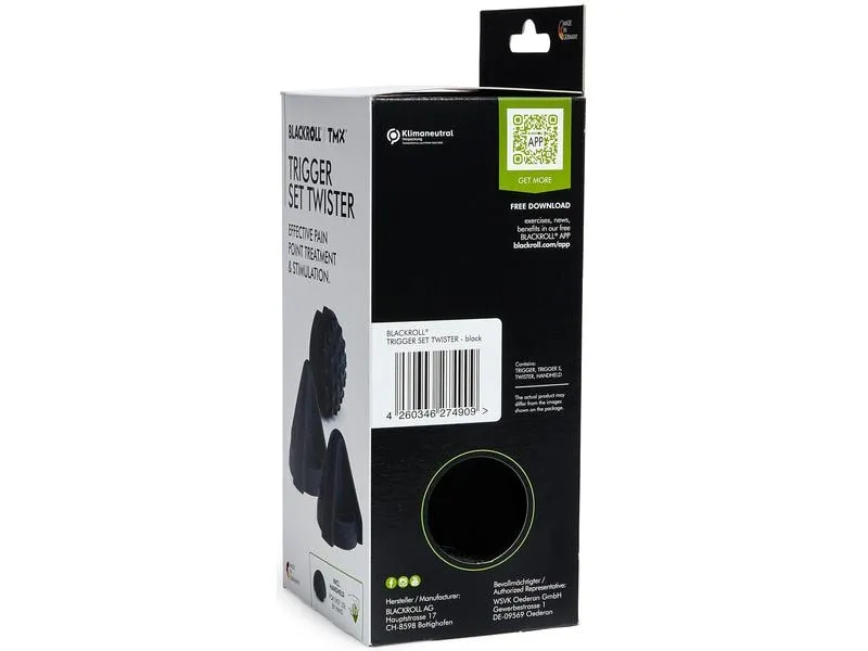 BLACKROLL Faszientraining Trigger Box Twister Schwarz