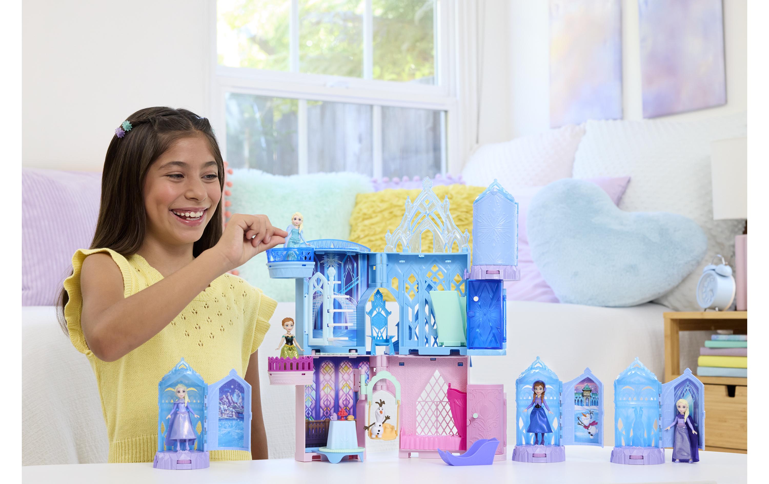 Disney Frozen Spielset Eiskönigin Eisschloss-Drehüberraschung