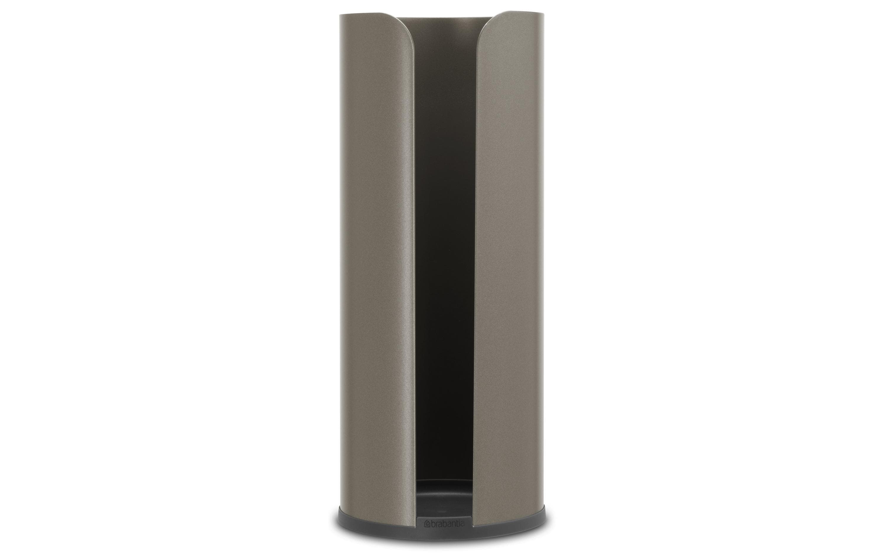 Brabantia Toilettenpapierhalter ReNew für 3 Rollen, Platinum Brabantia Toilettenpapierhalter ReNew für 3 Rollen, Platinum