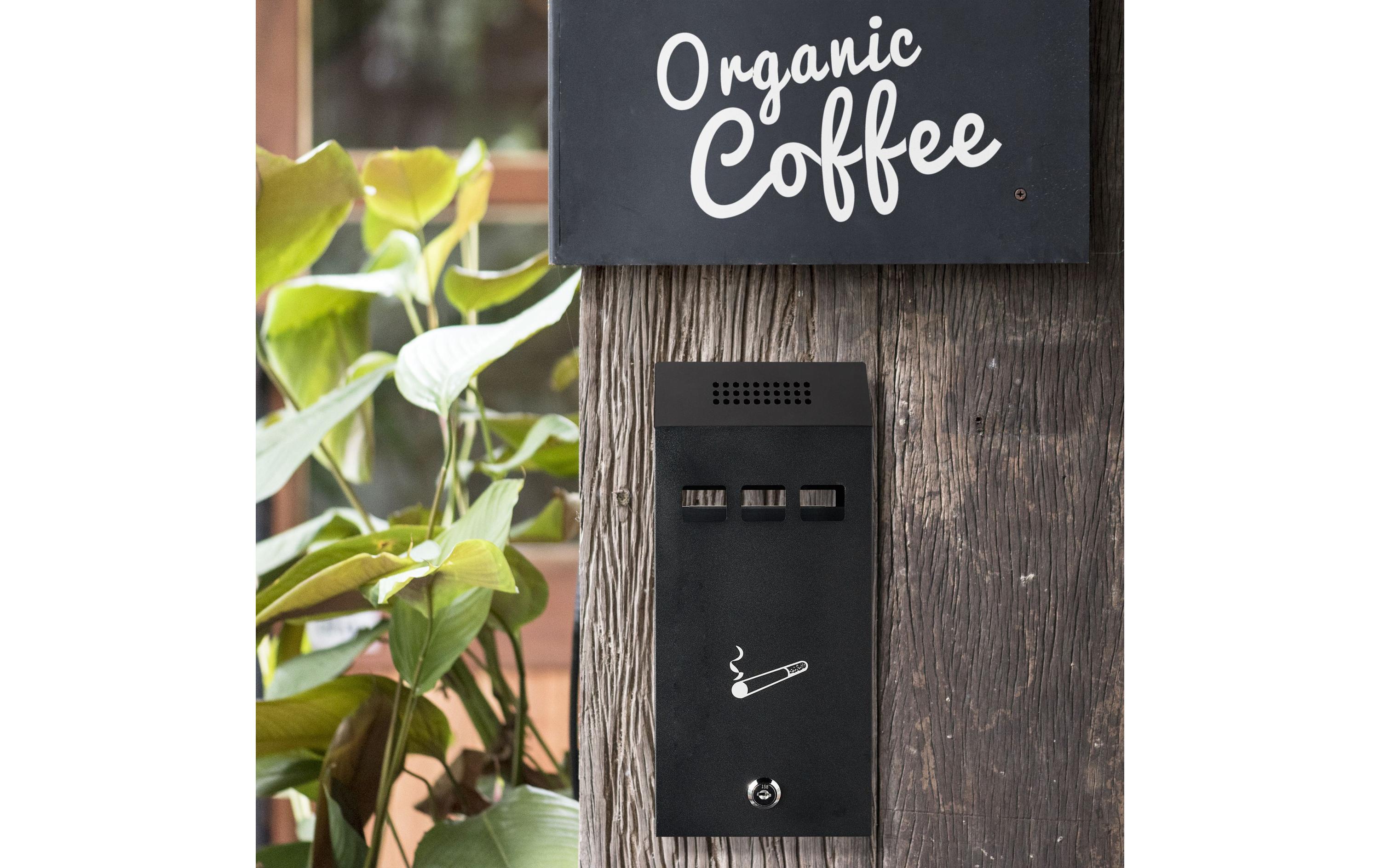 relaxdays Wandascher Schwarz