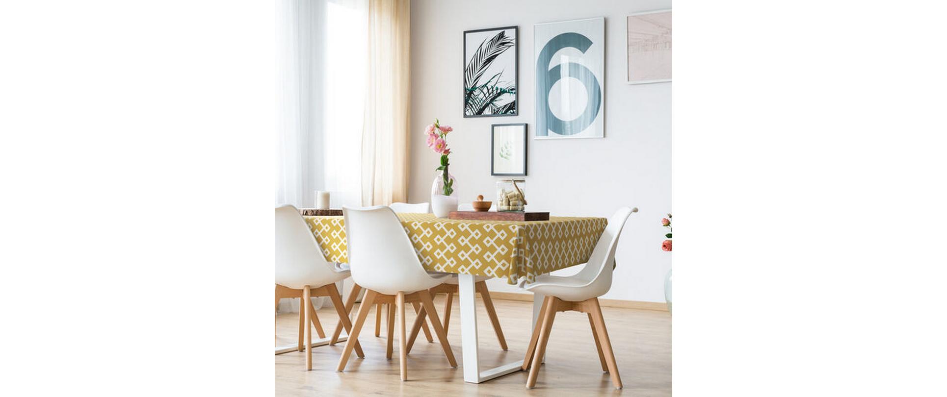 d-c-fix Tischdecke Dakota 140 cm x 180 m, Gelb