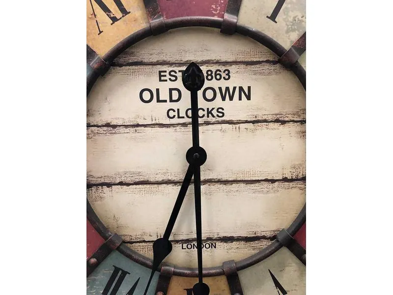 TFA Dostmann Wanduhr Vintage XXL Old Town Ø 60.5 cm, Mehrfarbig TFA Dostmann Wanduhr Vintage XXL Old Town Ø 60.5 cm, Mehrfarbig