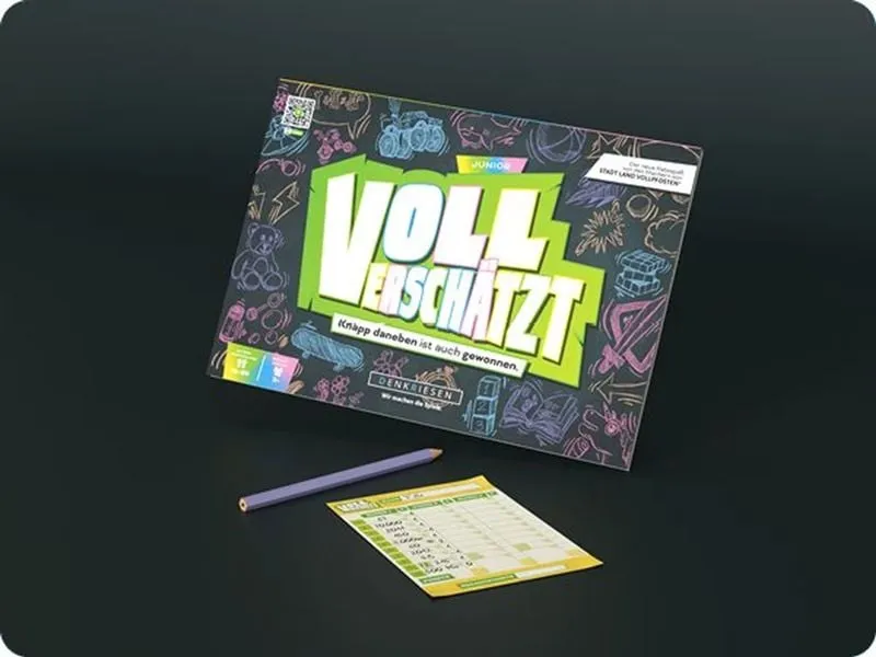 Denkriesen Kinderspiel Voll Verschätzt – A4 Block Junior Edition (D)