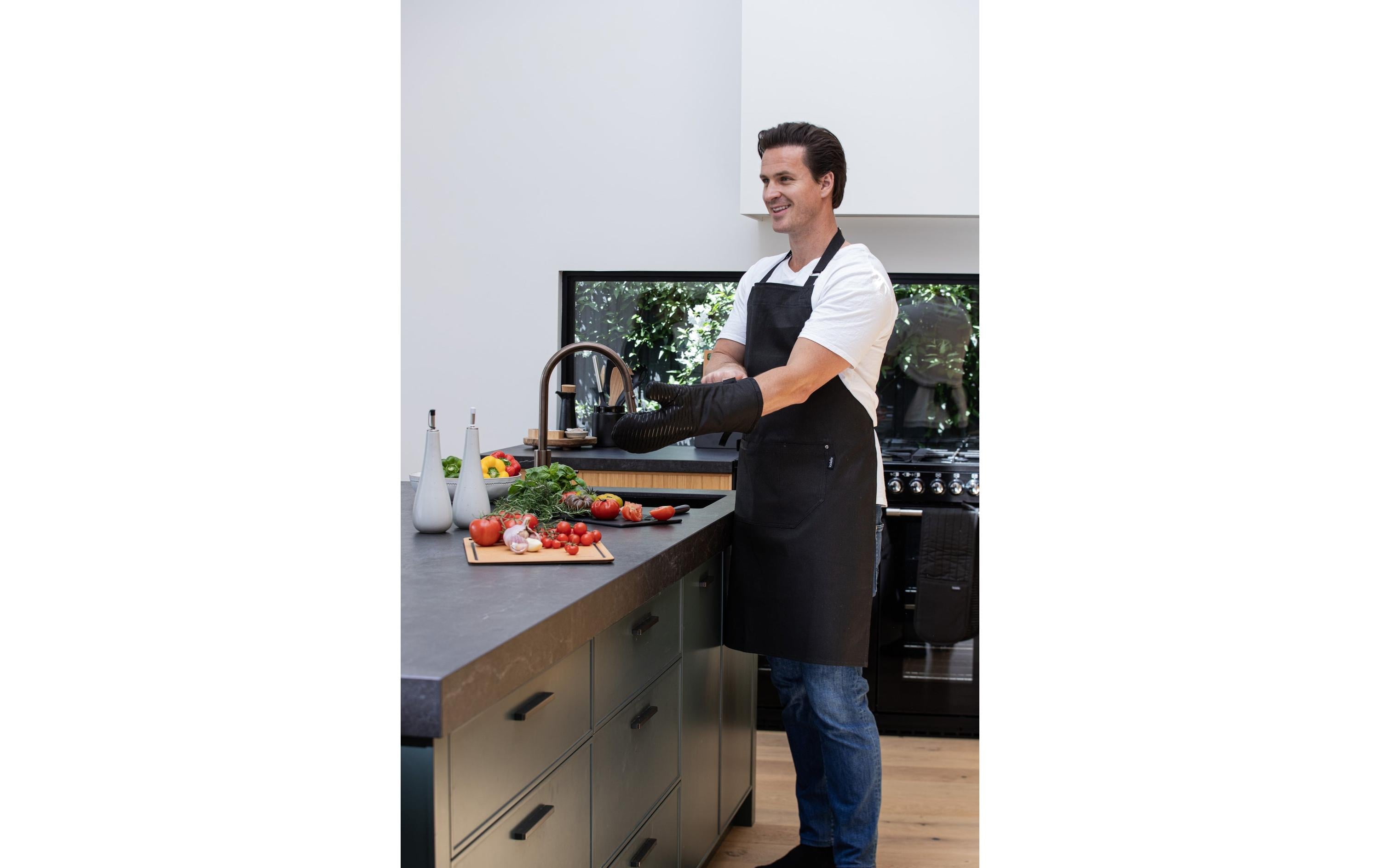 Ladelle Ofenhandschuh Lennox 2 Stück, Schwarz Ladelle Ofenhandschuh Lennox 2 Stück, Schwarz