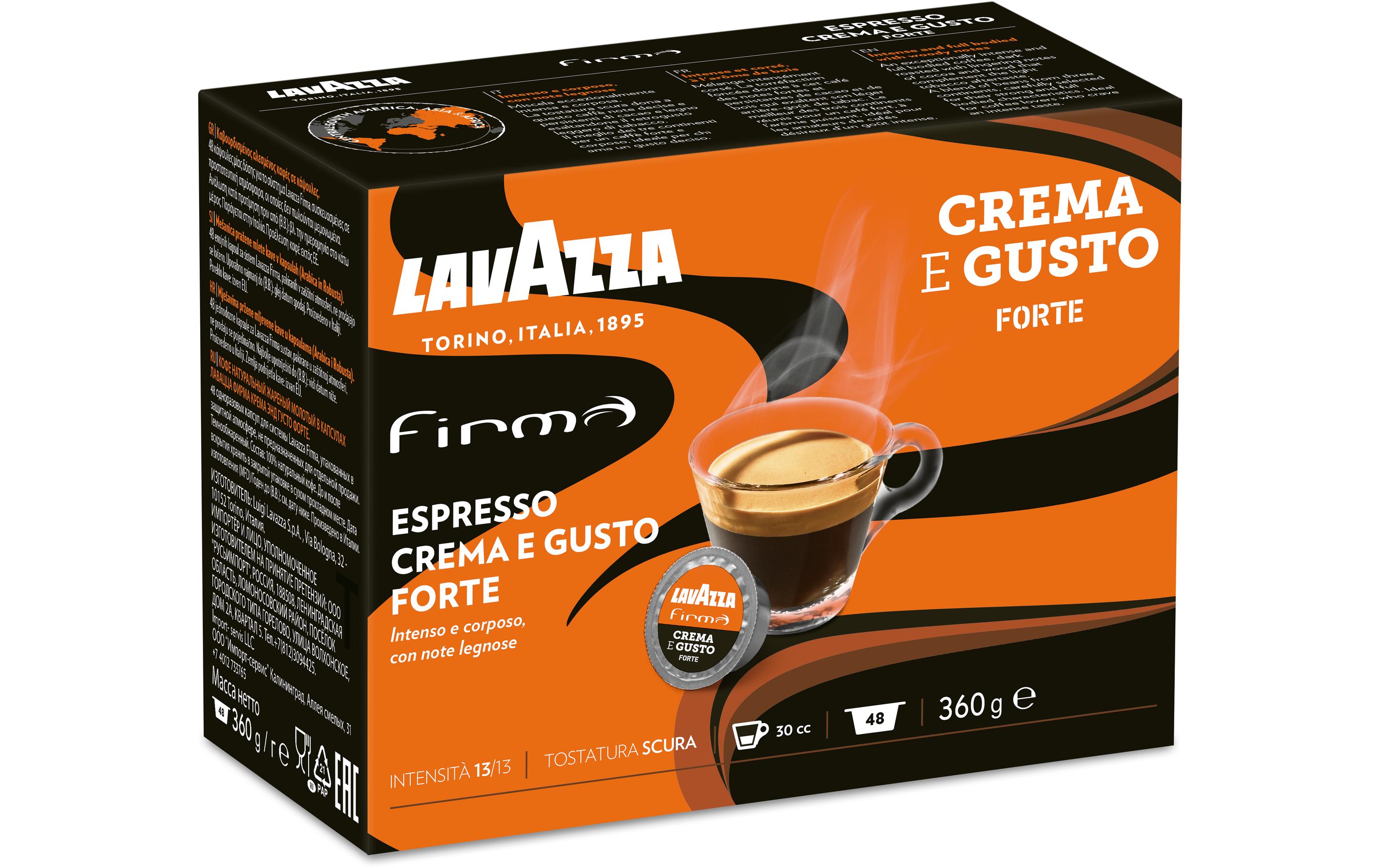 Lavazza Kaffeekapseln Firma Crema e Gusto Forte 48 Stück