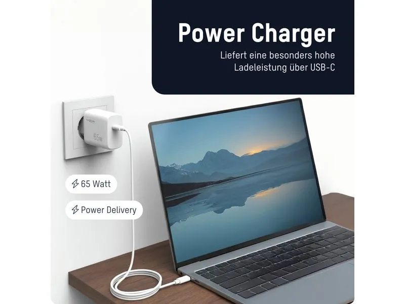 Ansmann Home Charger HC165PD / 4.5 A / 65 W / 1 Port