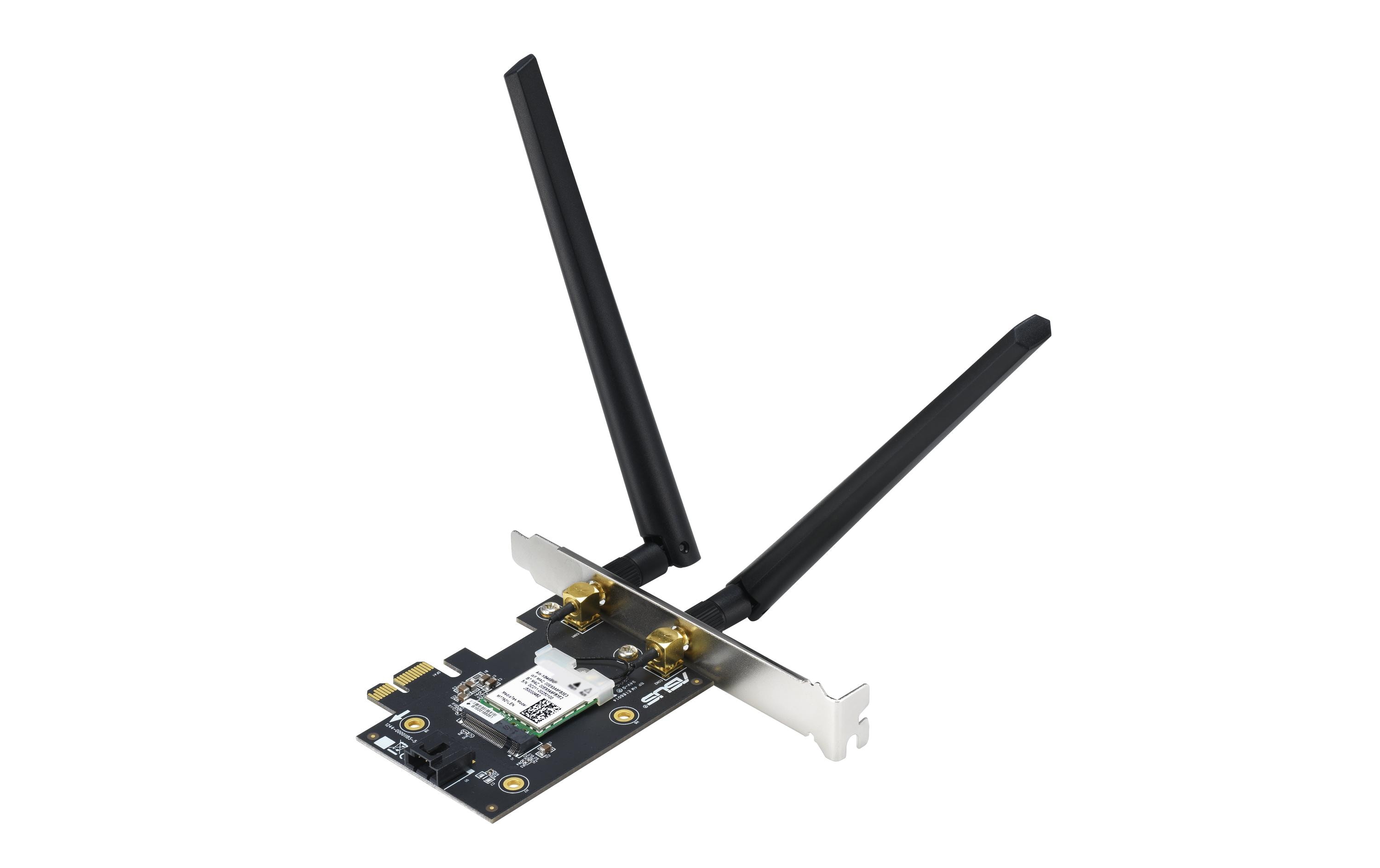 ASUS WLAN-AX PCIe Adapter PCE-AX1800 BT5.2 ASUS WLAN-AX PCIe Adapter PCE-AX1800 BT5.2