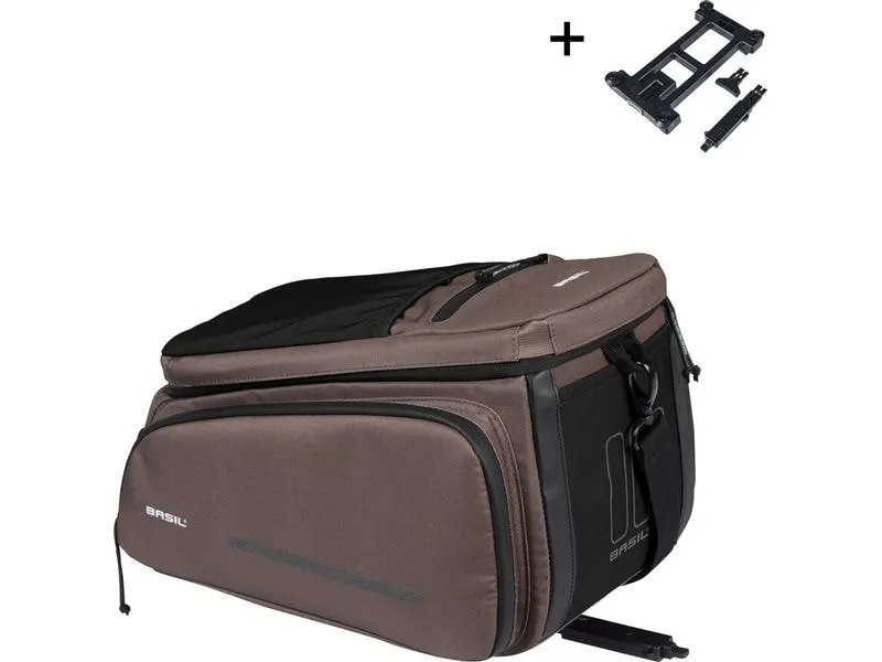 BASIL Gepäckträgertasche Move MIK 10-26 l, braun BASIL Gepäckträgertasche Move MIK 10-26 l, braun