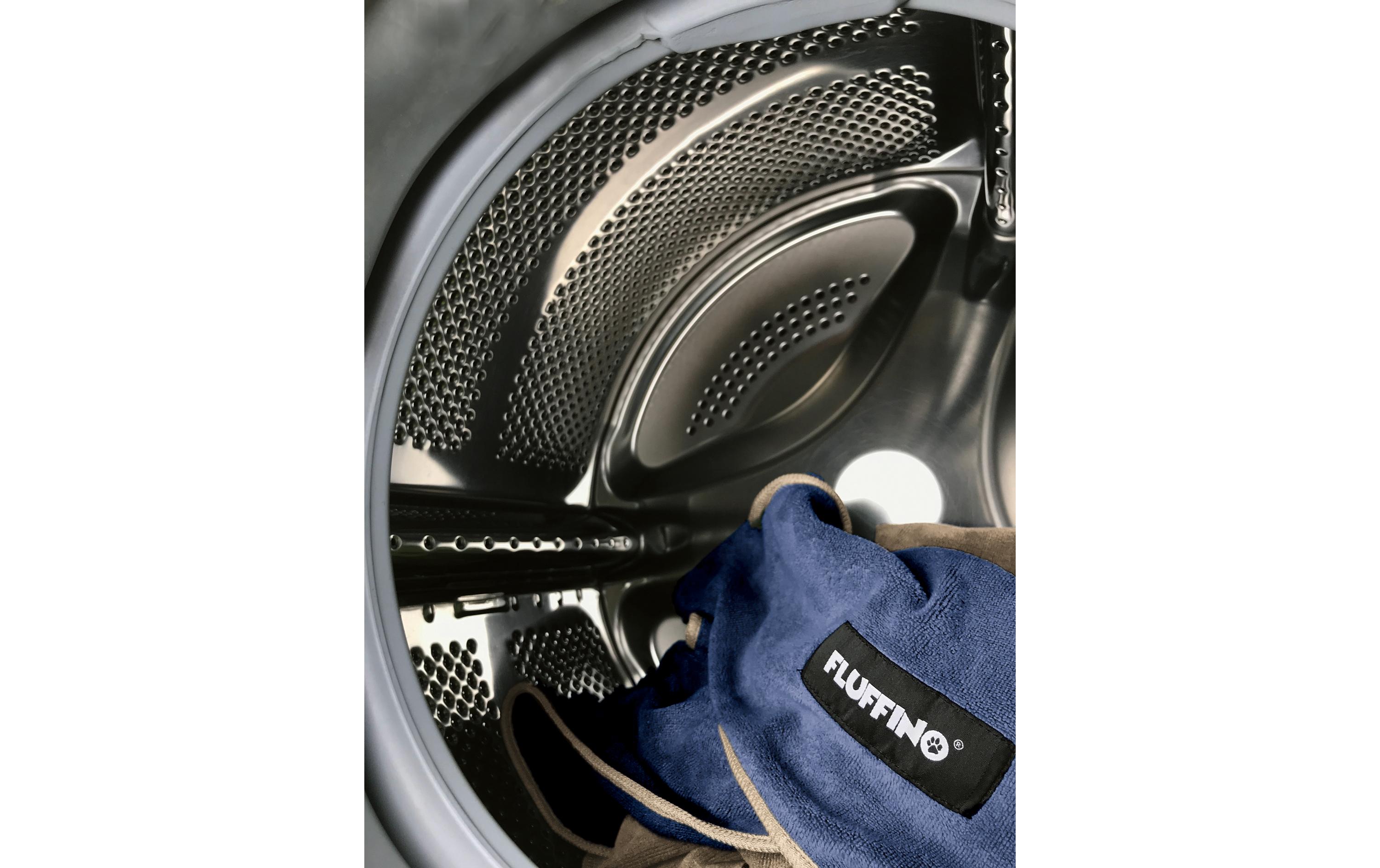 Fluffino Hundehandtuch-Set, Beige / Blau, M Fluffino Hundehandtuch-Set, Beige / Blau, M