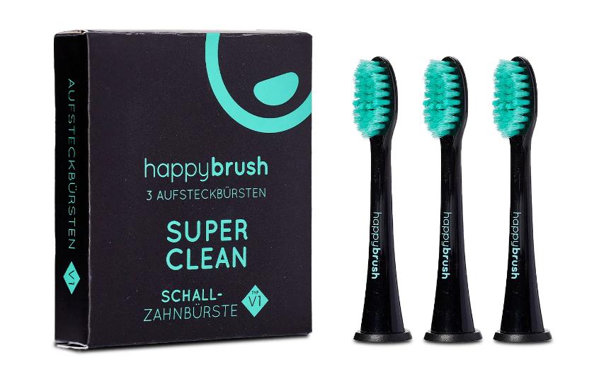happybrush Zahnbürstenkopf V1 3 Stück