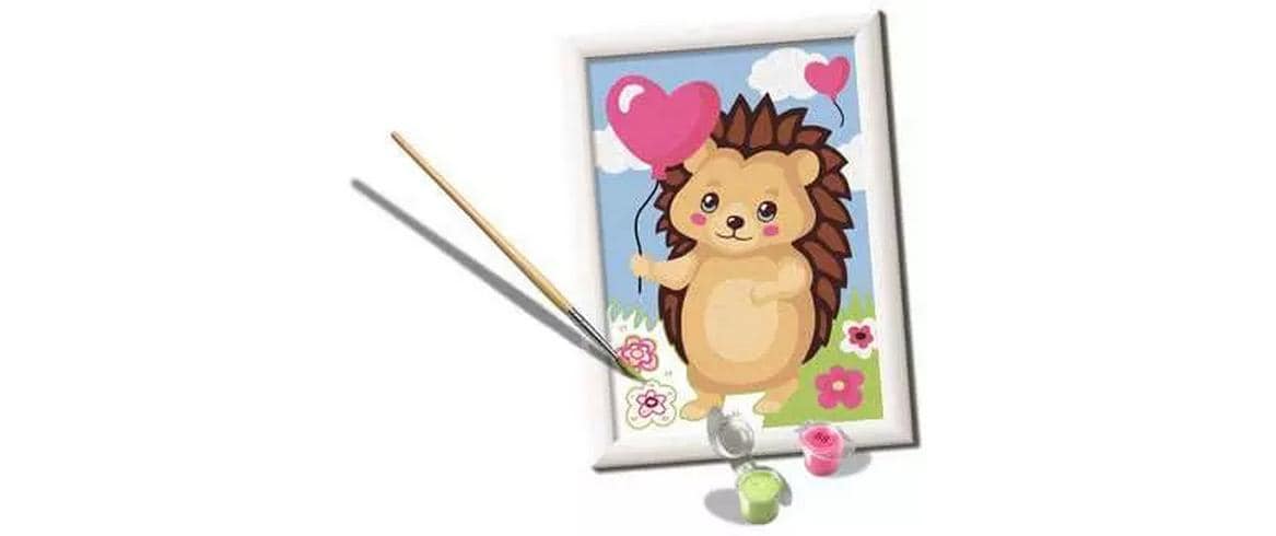 Ravensburger Malen nach Zahlen CreArt – Happy Hedgehog