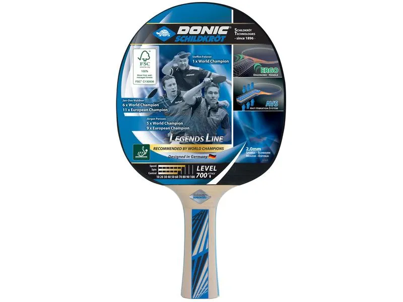 DONIC Schildkröt Tischtennisschläger Legends 700 DONIC Schildkröt Tischtennisschläger Legends 700