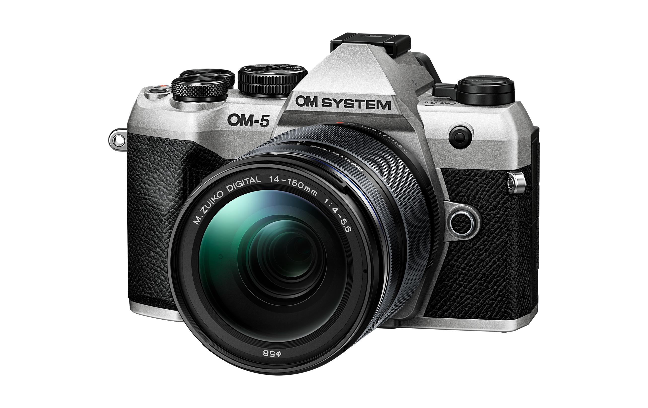 OM-System Fotokamera OM-5 II M.Zuiko Digital 14-150mm Kit Silber