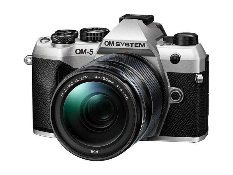 OM-System Fotokamera OM-5 II M.Zuiko Digital 14-150mm Kit Silber OM-System Fotokamera OM-5 II M.Zuiko Digital 14-150mm Kit Silber
