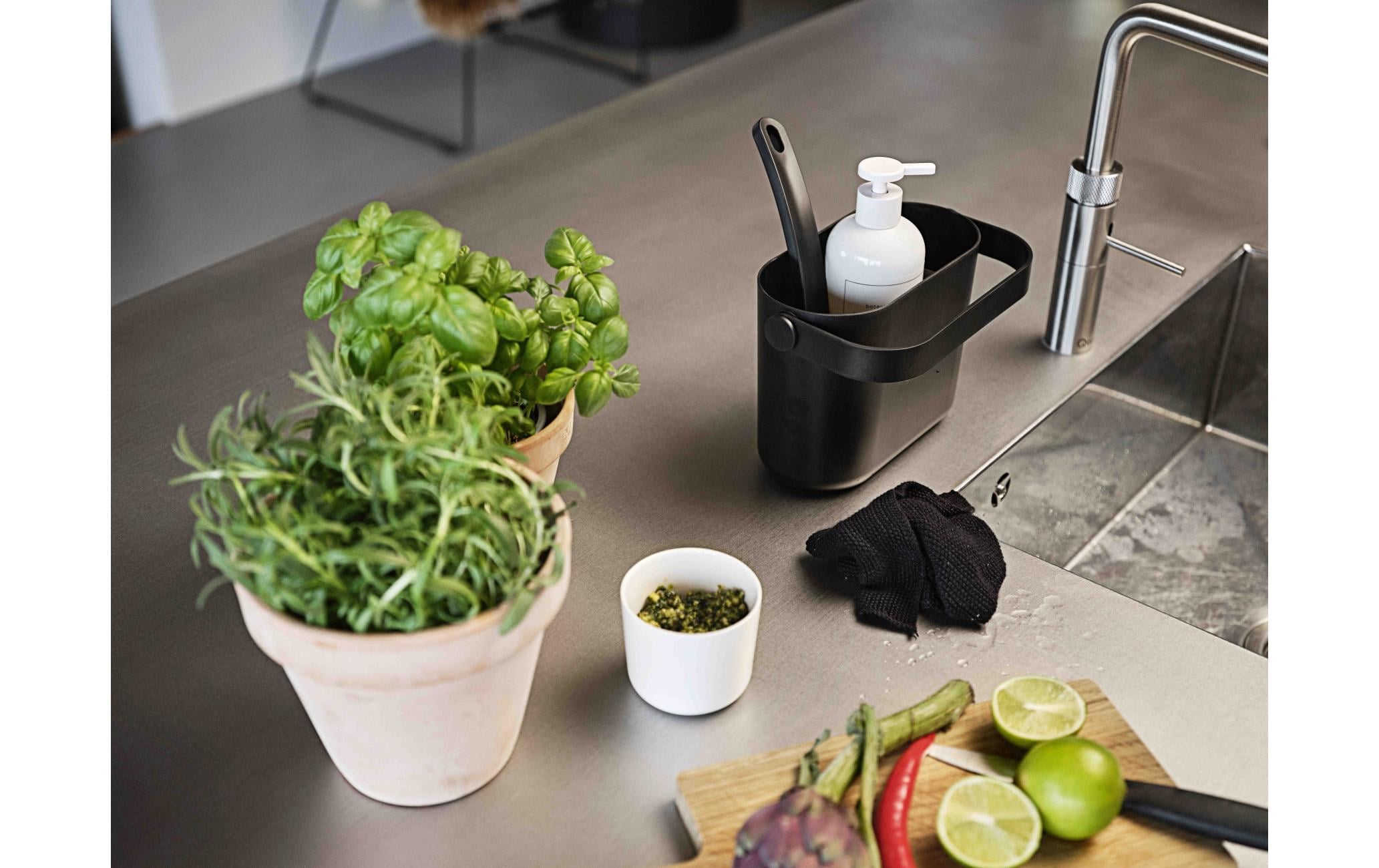 Zone Denmark Spültrogbutler Circular Schwarz