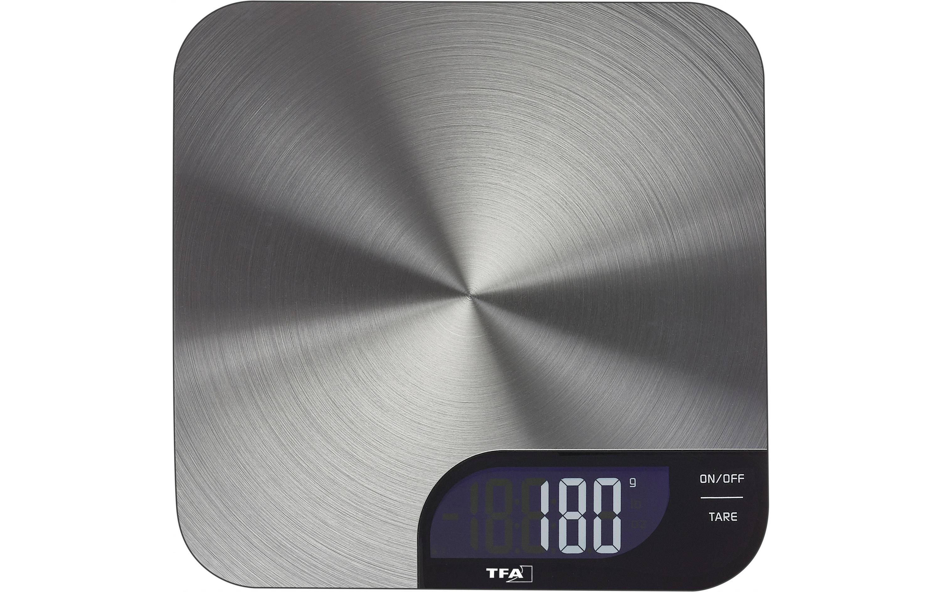 TFA Dostmann Küchenwaage Cheesecake Silber