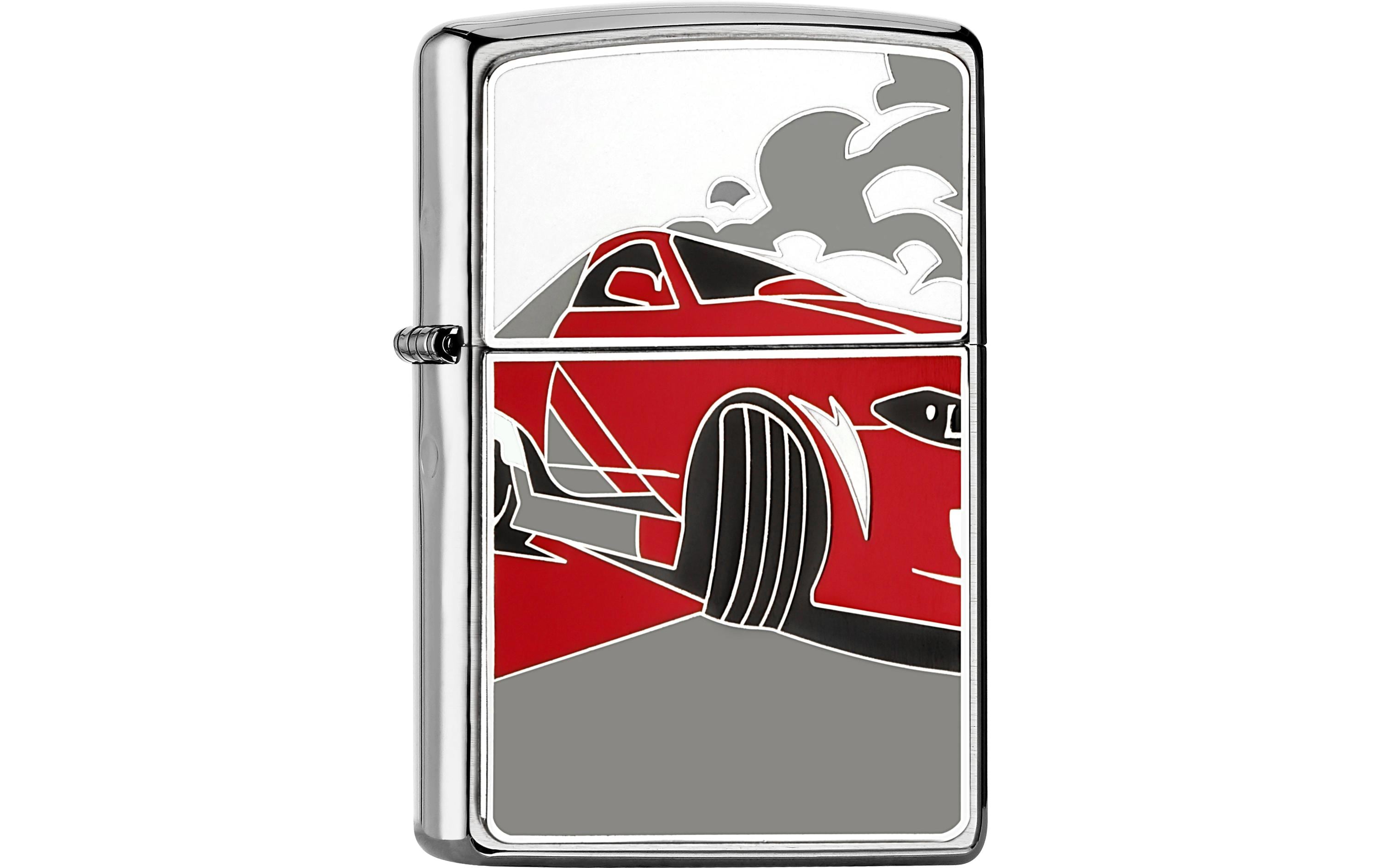 ZIPPO Racing Car Rot