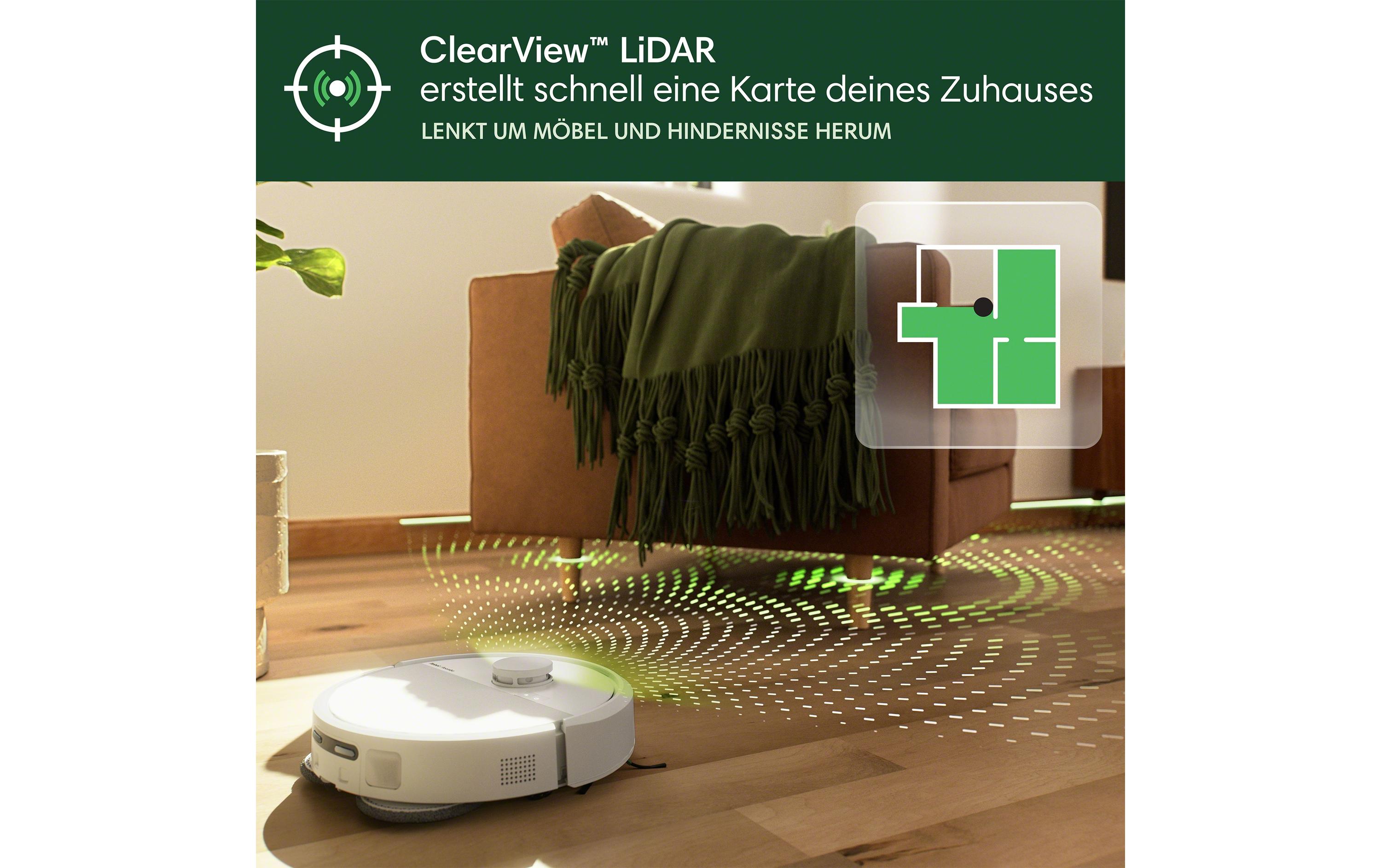 iRobot Saug- und Wischroboter Roomba Plus 405 Combo + AutoWash Dock