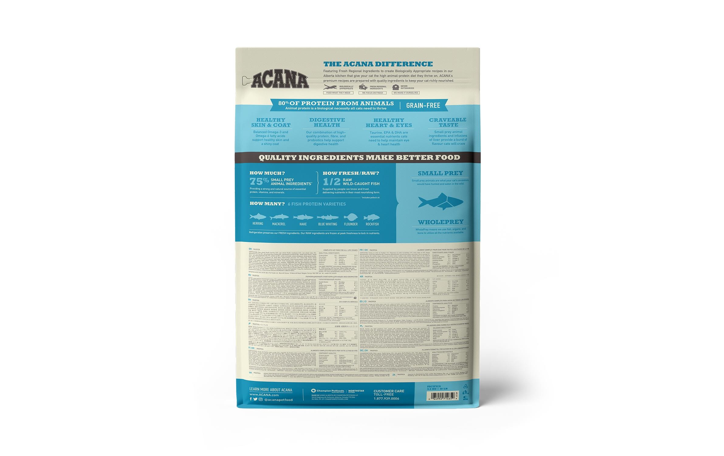 Acana Trockenfutter Regionals Pacifica, 4.5 kg Acana Trockenfutter Regionals Pacifica, 4.5 kg