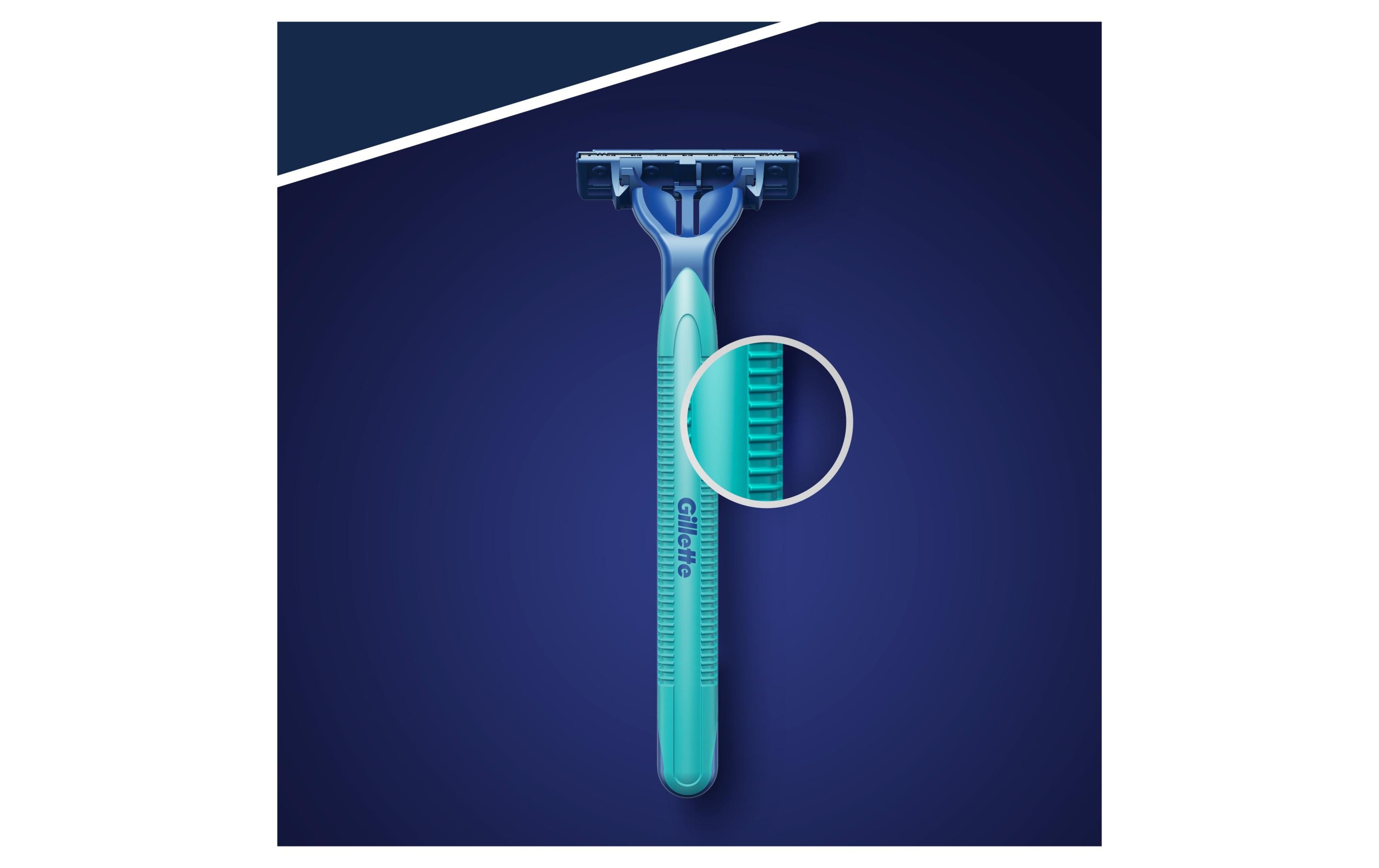 Gillette Einwegrasierer Blue II Plus Slalom 10 Stück