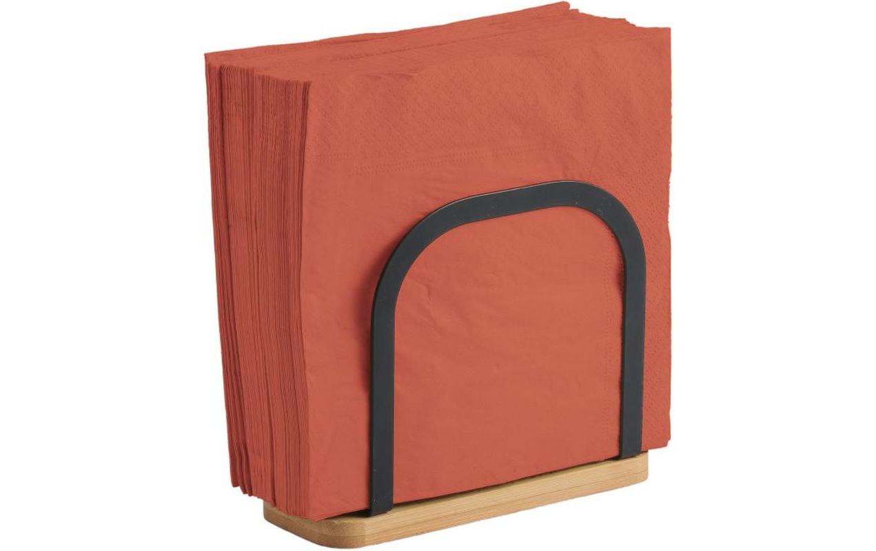 MSV Serviettenhalter Elie Nature/Schwarz