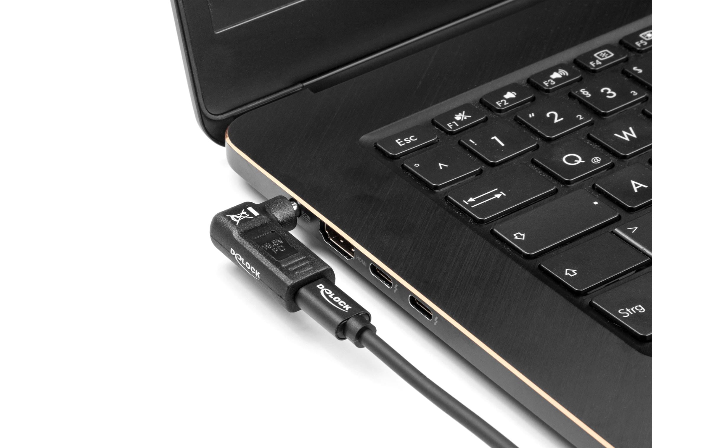 Delock Adapter USB-C zu Lenovo 11.0 x 4.5 mm 90° gewinkelt