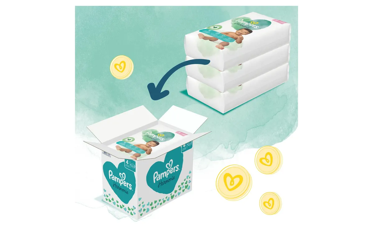 Pampers Windeln Harmonie Maxi Grösse 4