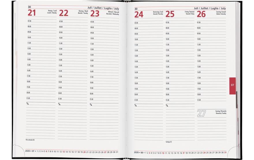 Biella Geschäftsagenda Registra 7 17.2 x 24 cm Biella Geschäftsagenda Registra 7 17.2 x 24 cm