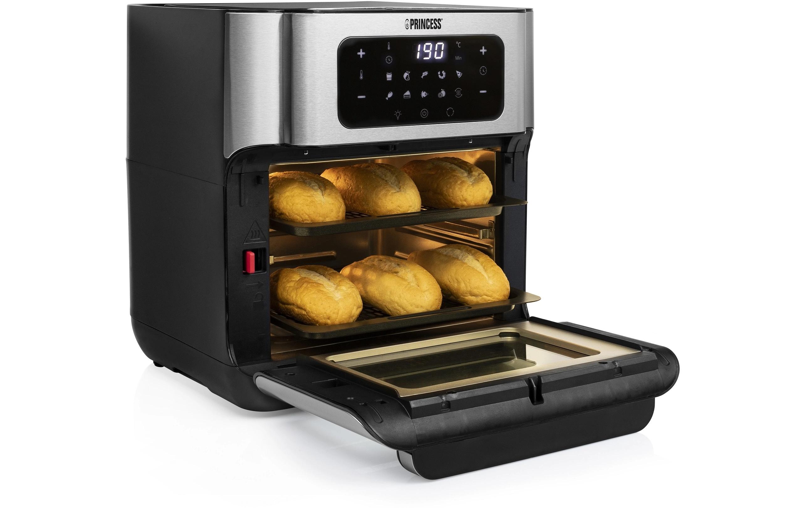 Princess Heissluftofen mit Frittierfunktion 10 l, Schwarz Princess Heissluftofen mit Frittierfunktion 10 l, Schwarz