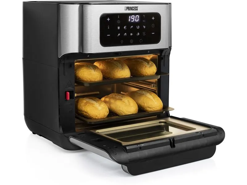 Princess Heissluftofen mit Frittierfunktion 10 l, Schwarz