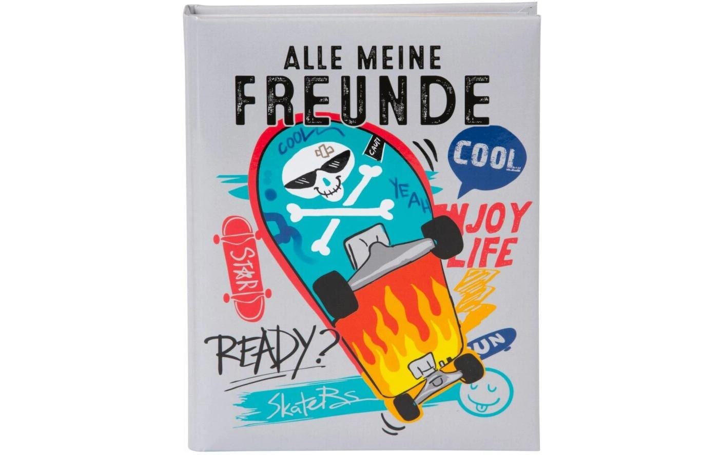 Goldbuch Freundebuch Skater A5, 88 Seiten