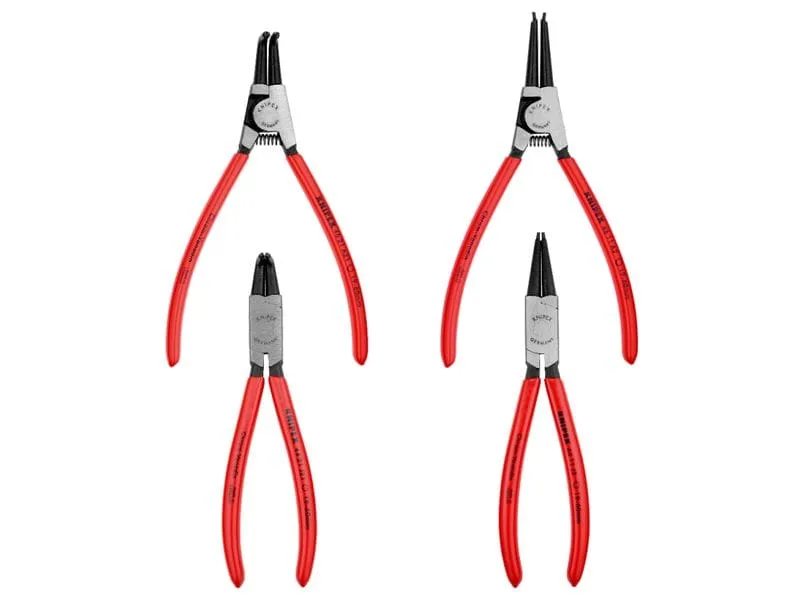 Knipex Sicherungszangen-Set 4-teilig Ø 19 - 60 mm Knipex Sicherungszangen-Set 4-teilig Ø 19 - 60 mm