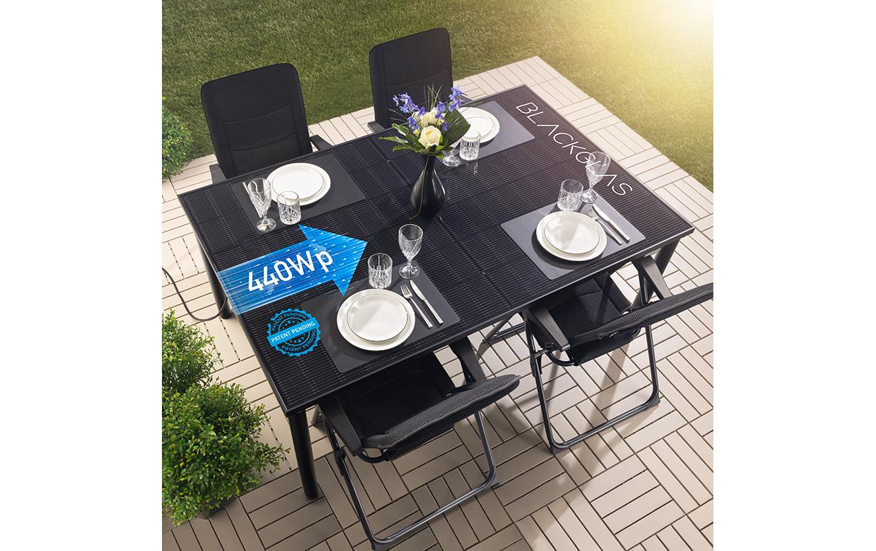 BLACKGLAS Solartisch ECOfix 440 Wp BLACKGLAS Solartisch ECOfix 440 Wp
