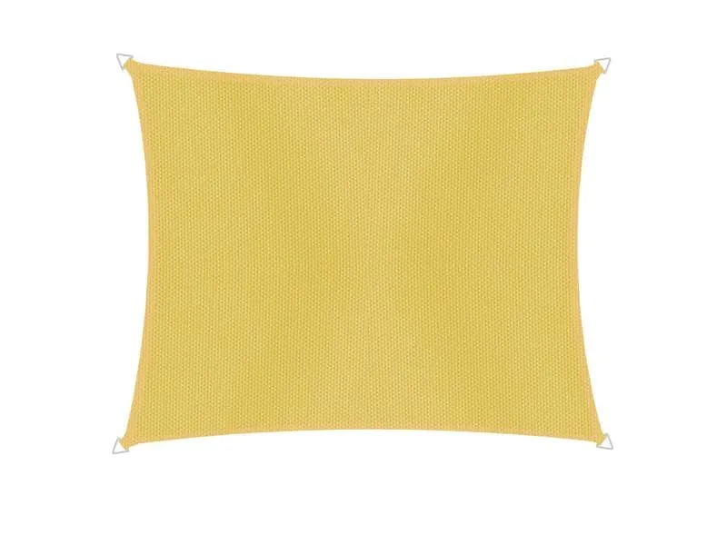 Windhager Sonnensegel Cannes, 4 x 5 m, Eckig, Gelb Windhager Sonnensegel Cannes, 4 x 5 m, Eckig, Gelb