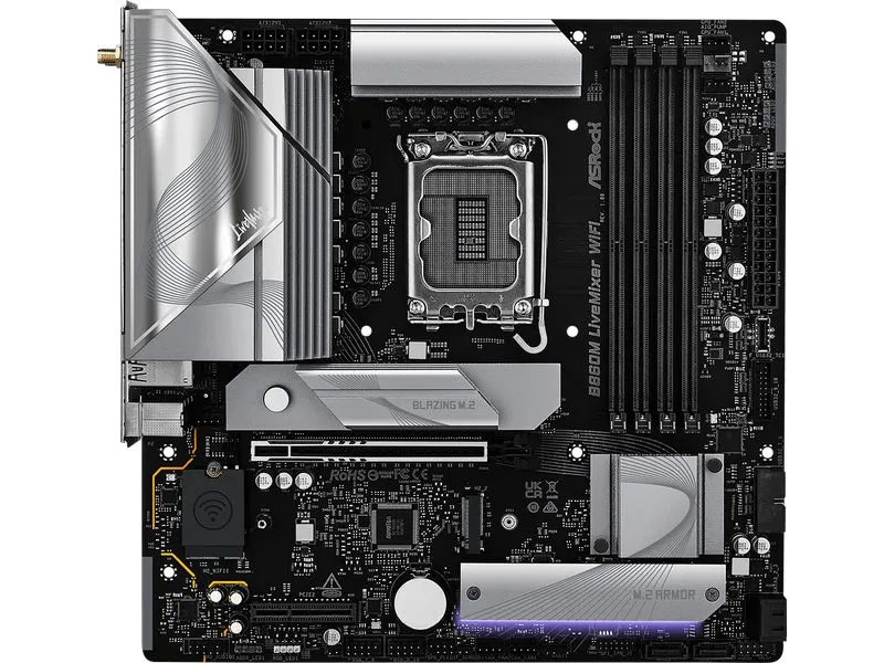ASRock Mainboard B860M LiveMixer WiFi ASRock Mainboard B860M LiveMixer WiFi