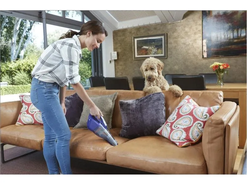 BLACK+DECKER Akku-Handsauger Dustbuster Pet Titanium/Violett