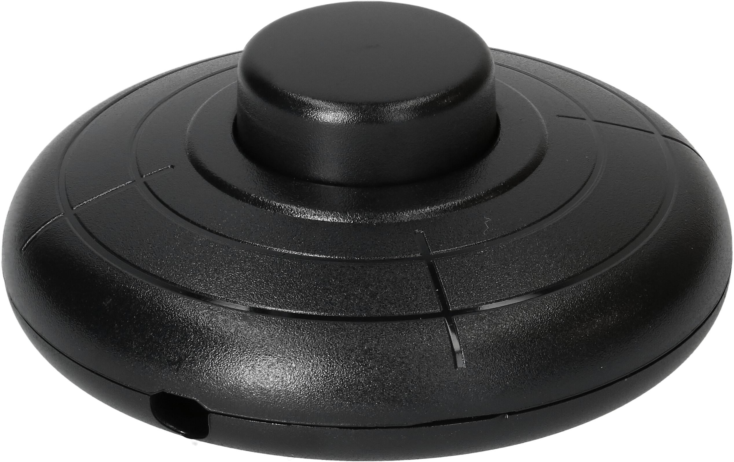 Max Hauri Fusstretschalter 1-Polig 70 mm, Schwarz Max Hauri Fusstretschalter 1-Polig 70 mm, Schwarz