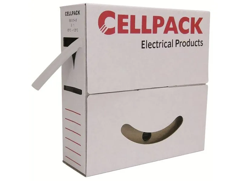 Cellpack AG Schrumpfschlauch 15 m x 3 mm Weiss