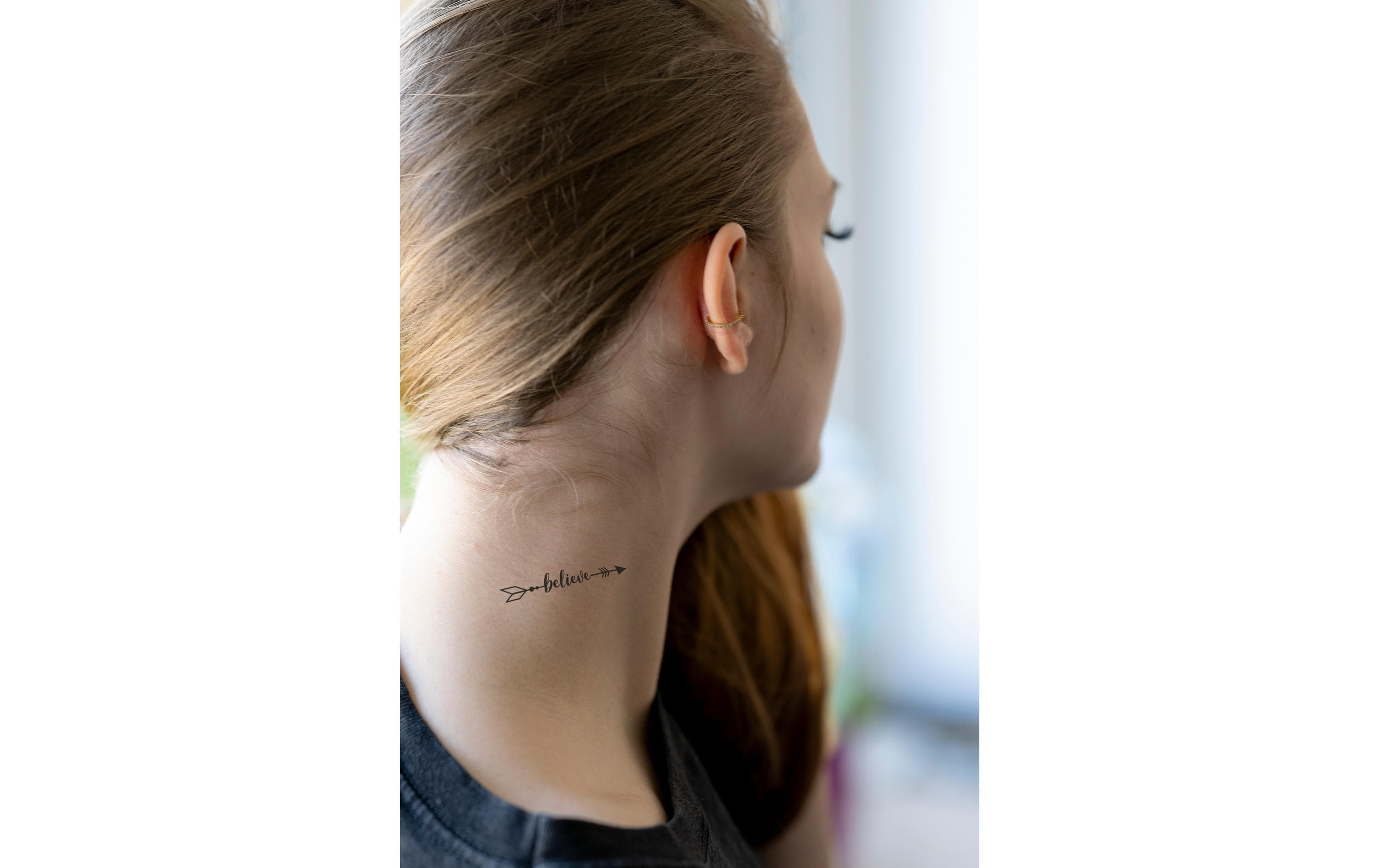 Eberhard Faber Tattoostift Skinlettering 4 Stück, Schwarz