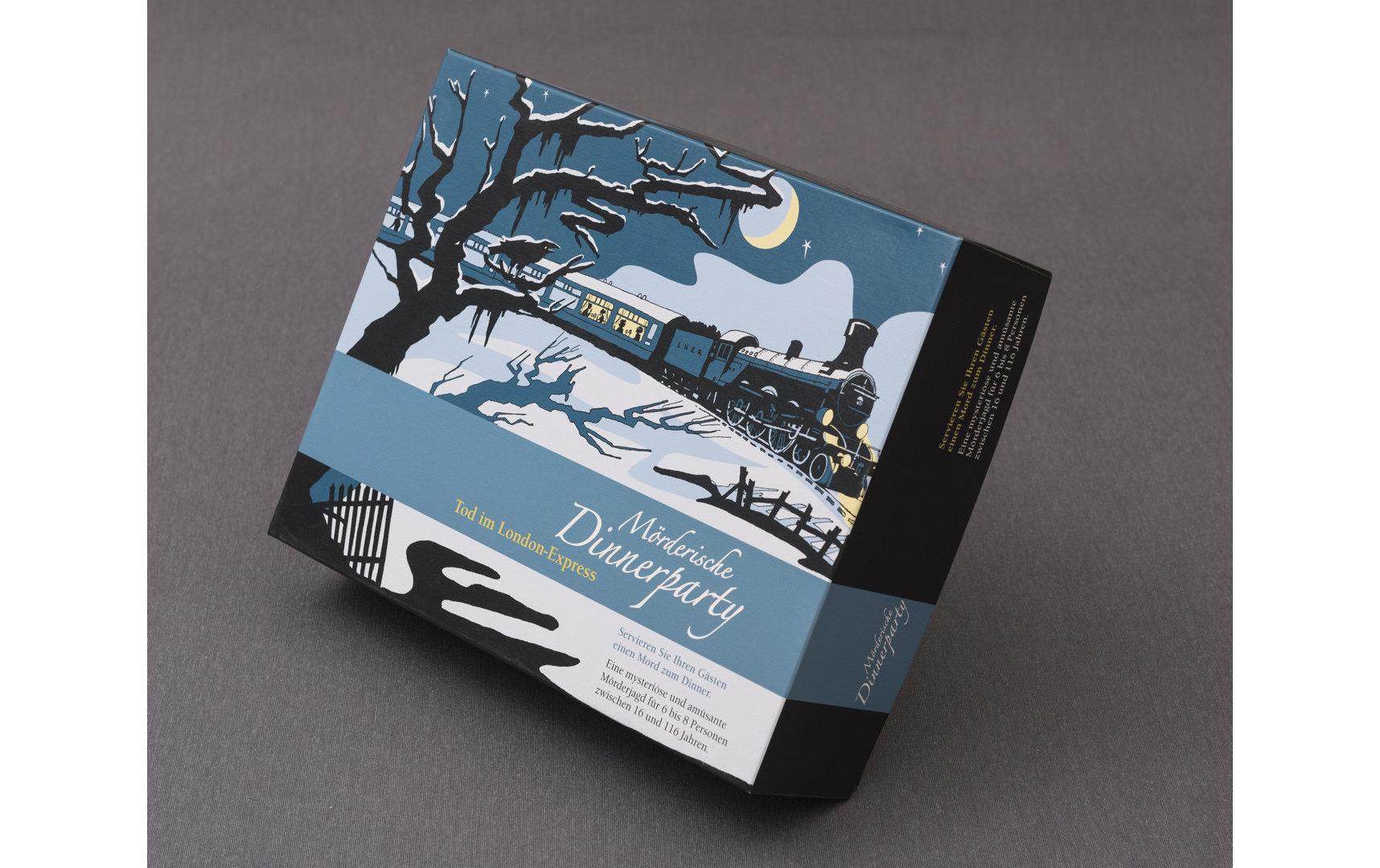 Blaubart Verlag Partyspiel Mörderische Dinnerparty: Tod im London-Express