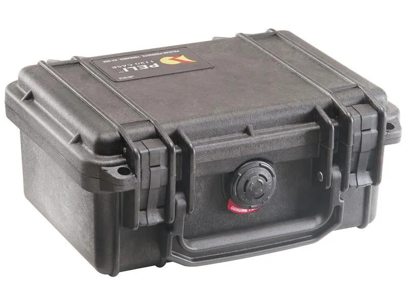 Peli Schutzkoffer 1120 mit Schaumstoffeinlage, Schwarz Peli Schutzkoffer 1120 mit Schaumstoffeinlage, Schwarz