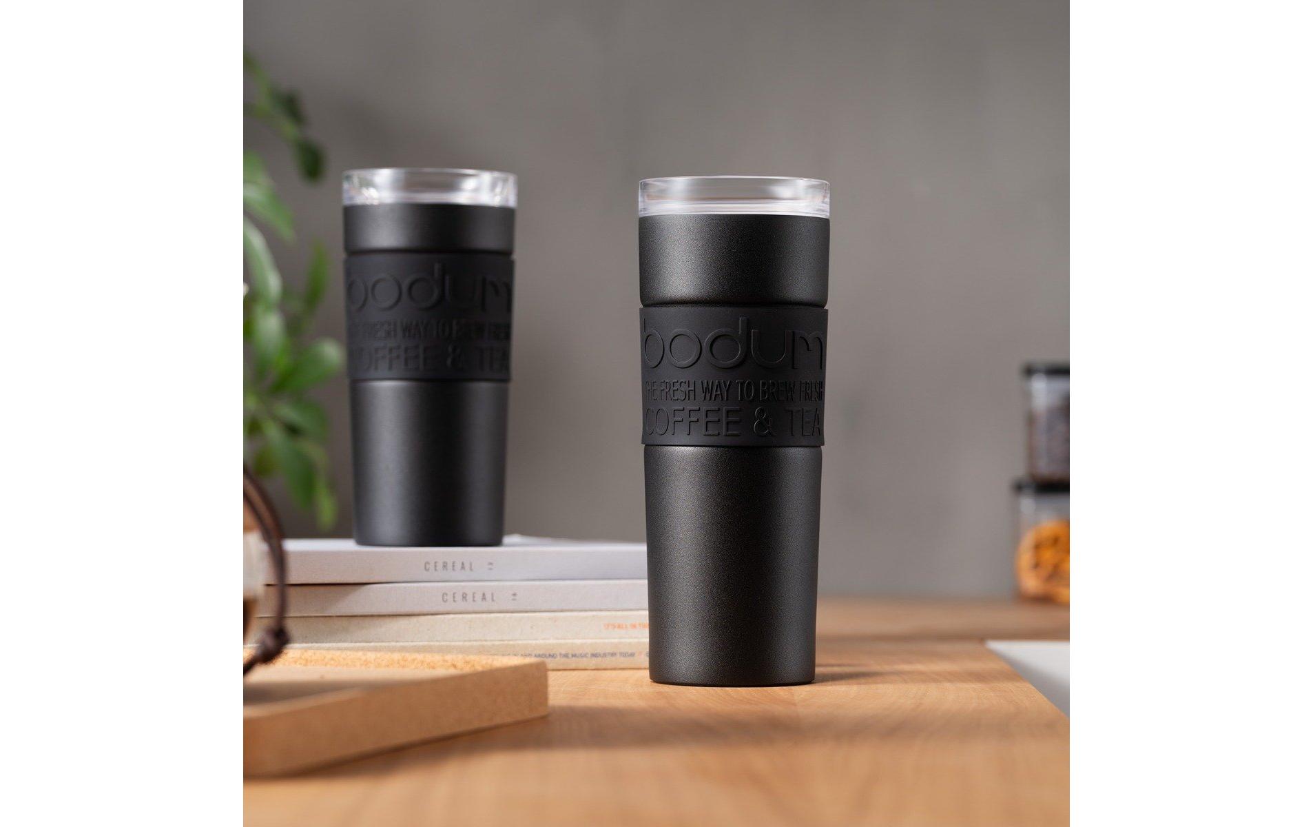 Bodum Travel Mug Doppelwandig Schwarz, 0.45 l
