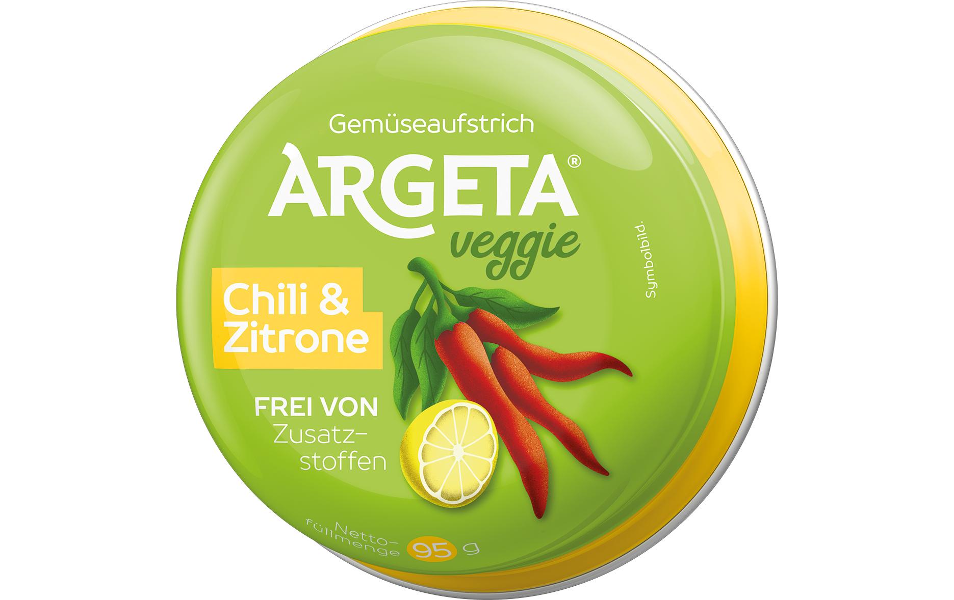 Argeta Brotaufstrich Veggie Chili & Zitrone 95 g