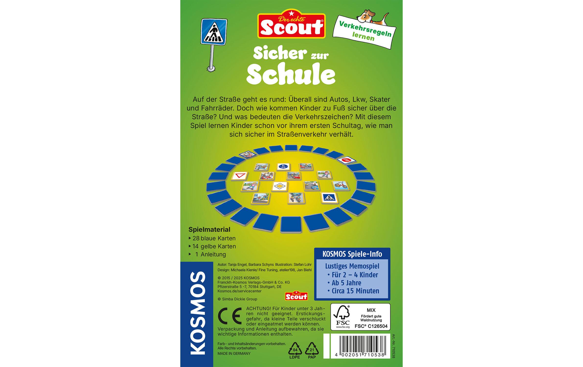 Kosmos Kinderspiel Scout Sicher zur Schule Kosmos Kinderspiel Scout Sicher zur Schule