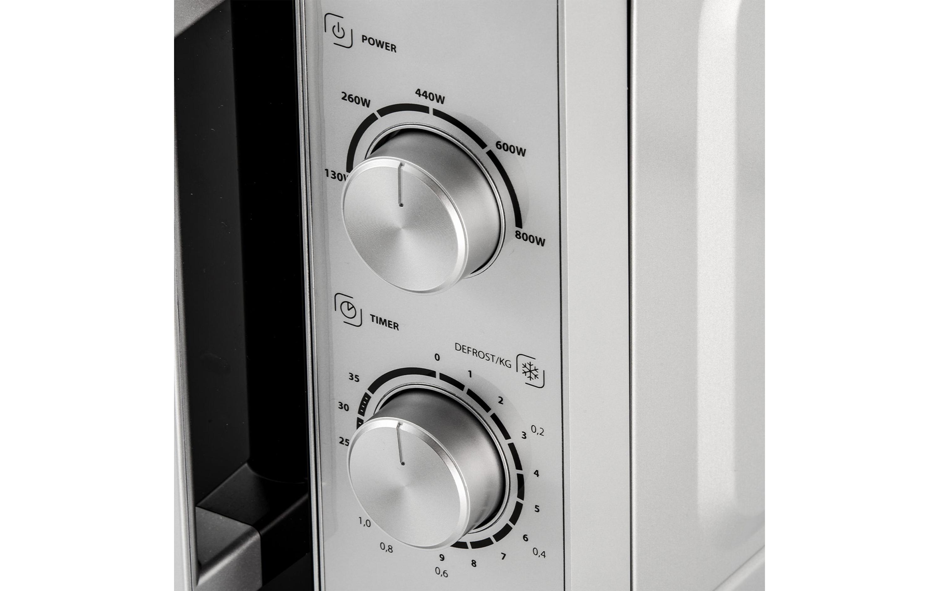 Caso Mikrowelle M20 Gourmet Schwarz/Silber