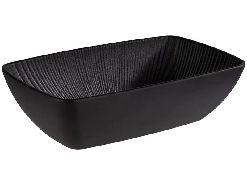 APS Schale APS Schale Rechteckig Nero GN 1/4 Schwarz